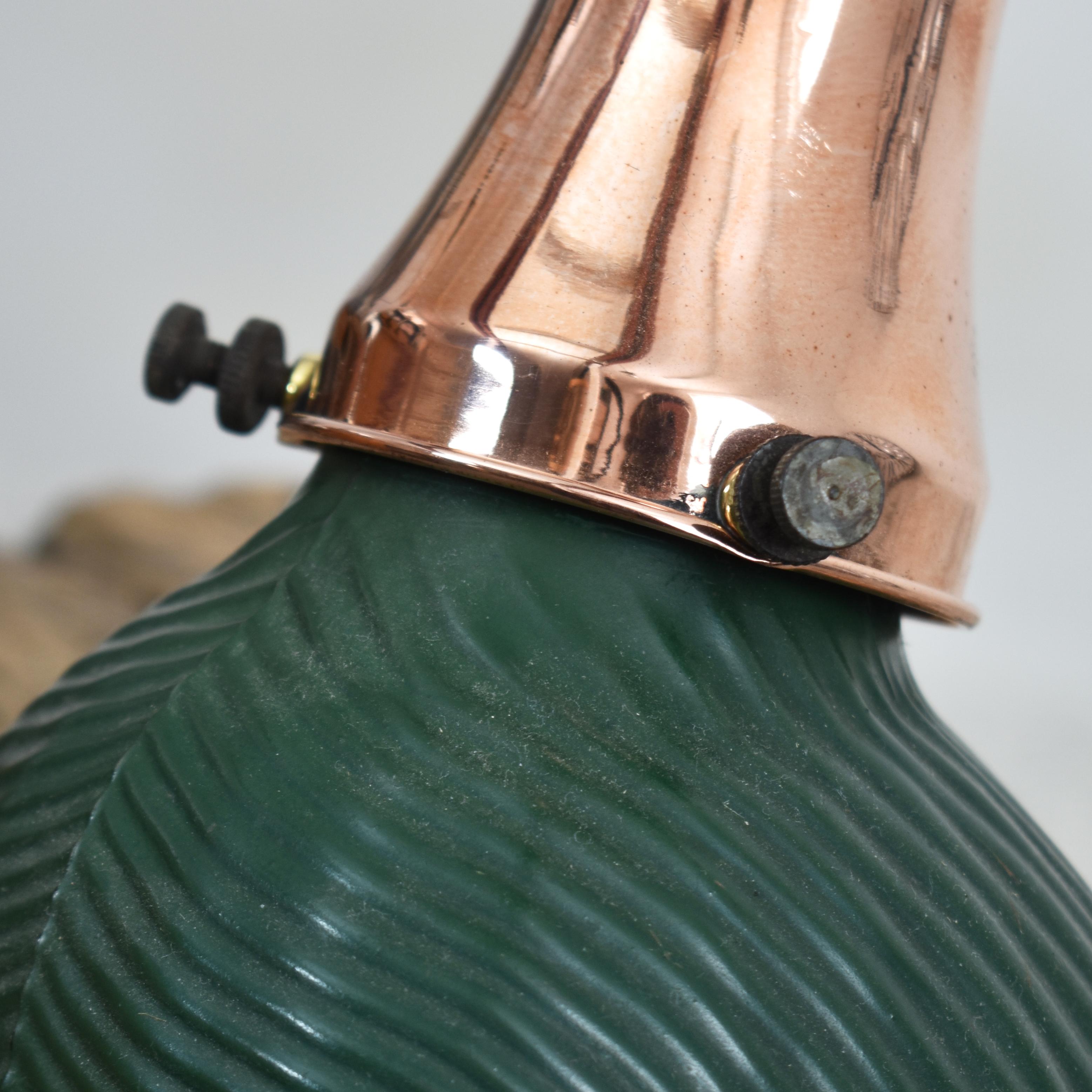 Mid-Century Modern Antique Brass Mercury Glass Wall Light