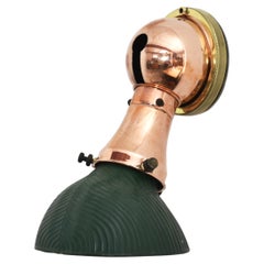 Antique Brass Mercury Glass Wall Light