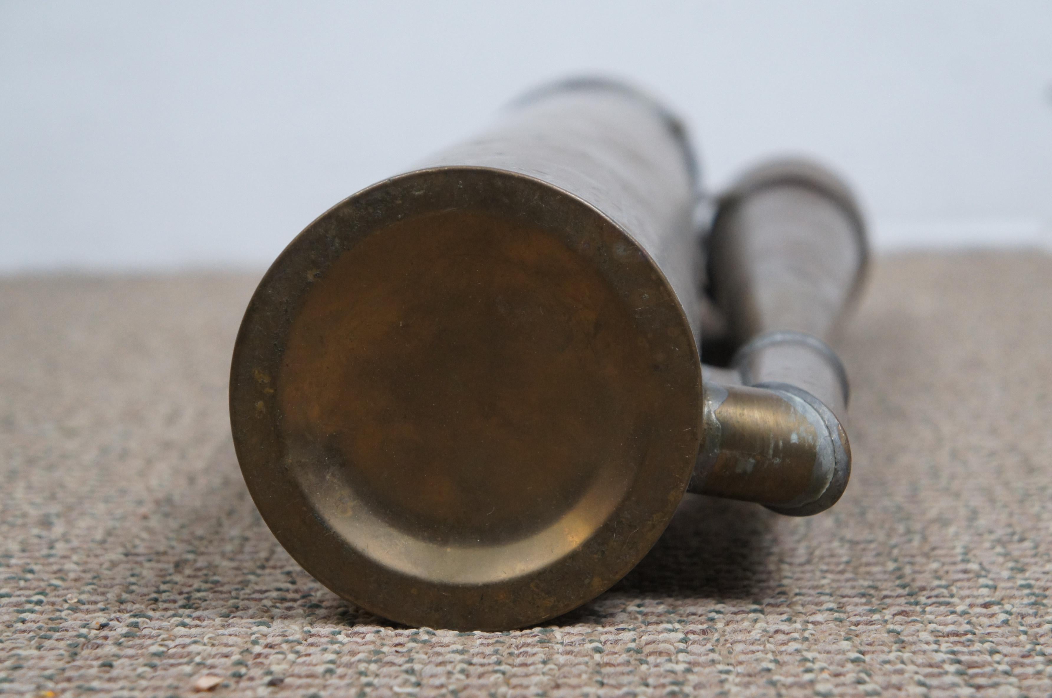 Antique Brass Nautical Maritime Plunger Operated Yacht Boat  Fog Horn 27