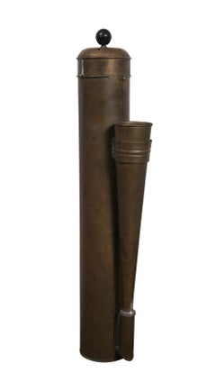 Antique Brass Nautical Maritime Plunger Operated Yacht Boat Fog Horn 27"
