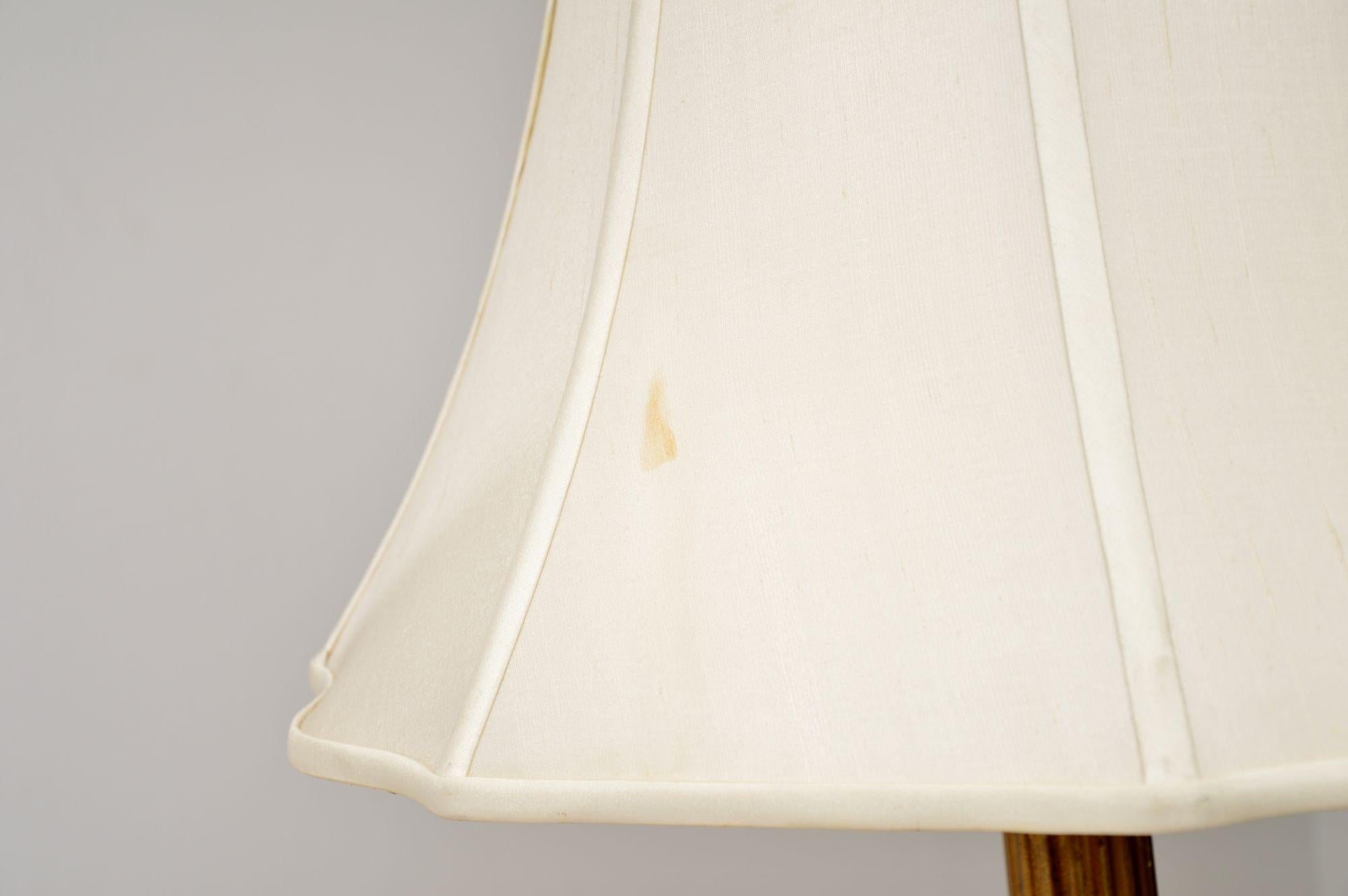 Antique Brass Neoclassical Floor Lamp 1