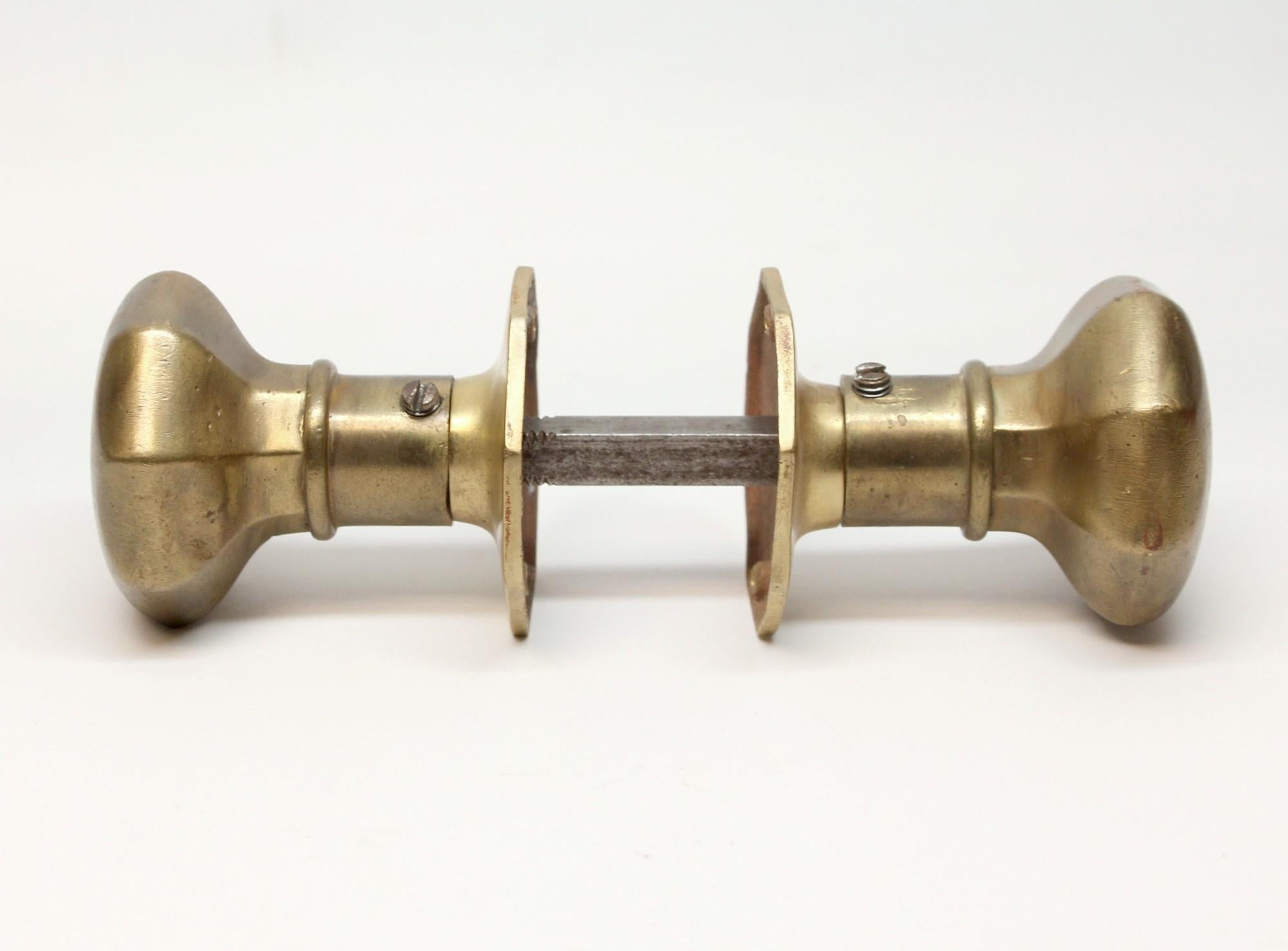 antique brass entry door handles