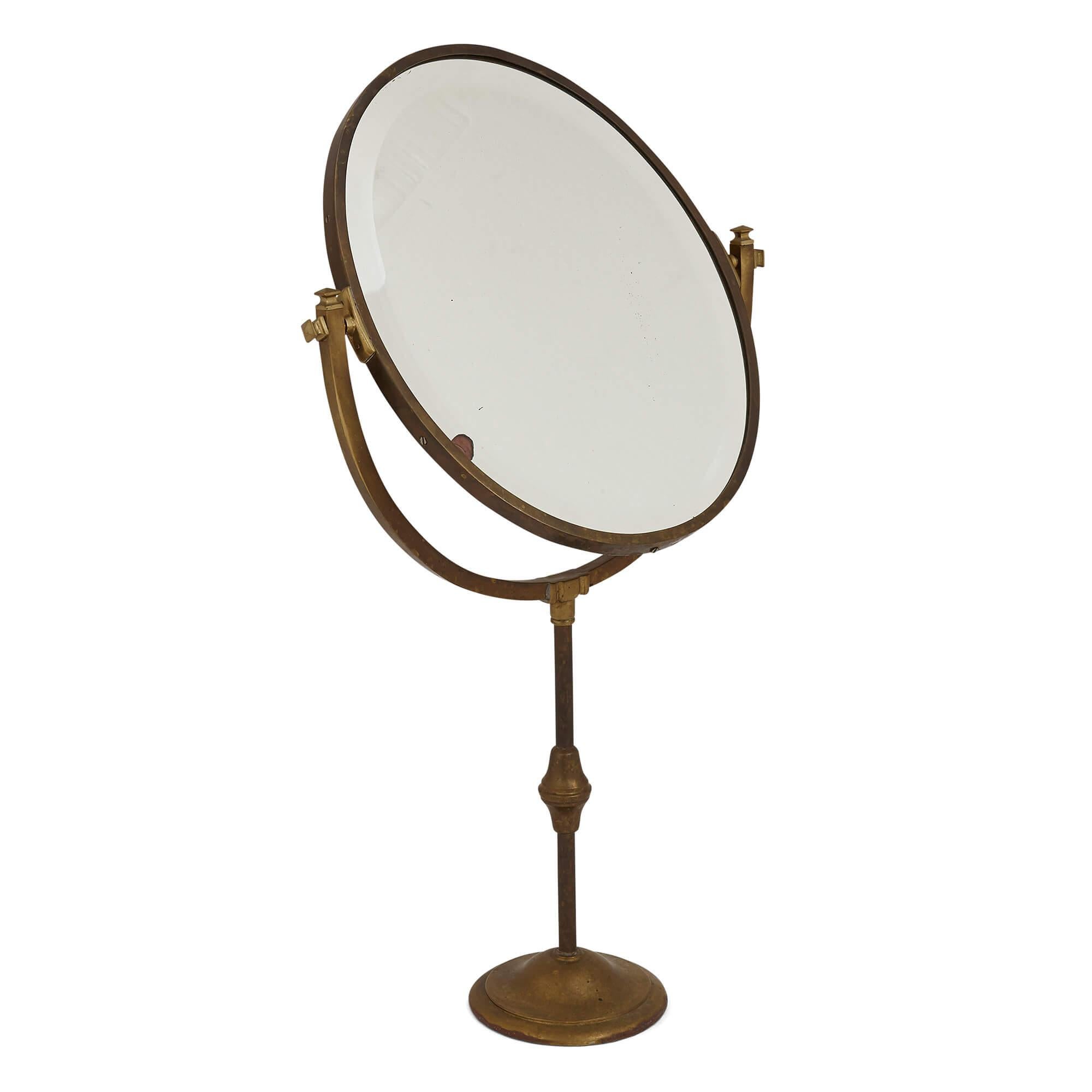 large table mirror with stand