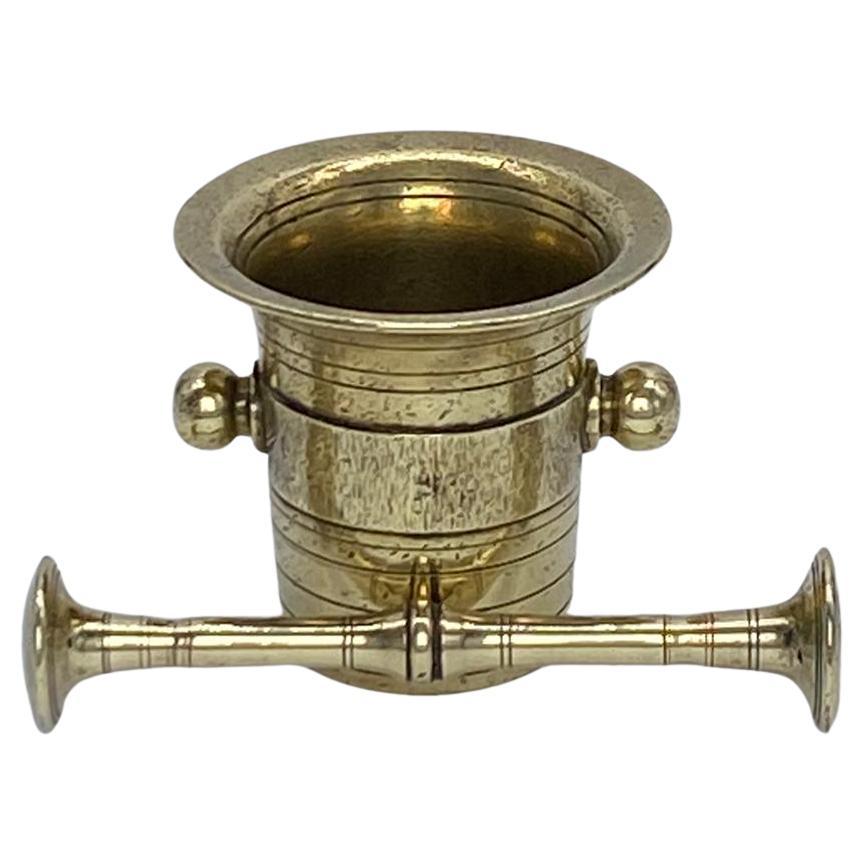 Antique Brass Pestle & Mortar C.1860
