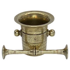 Antique Brass Pestle & Mortar C.1860