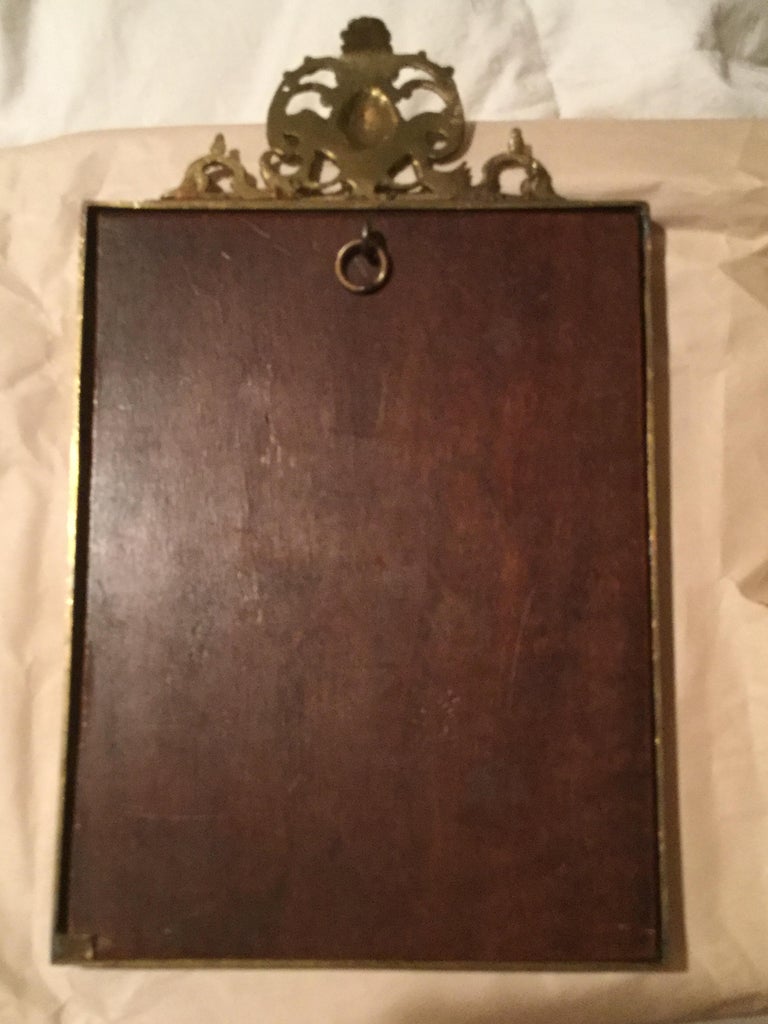 Antique Brass Picture Frame at 1stDibs