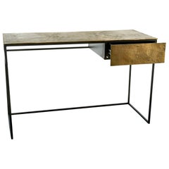 Antique Brass-Plated Desk, Pols Potten Studio