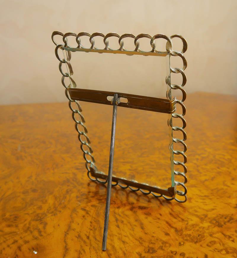 Other Antique Brass Ring Photograph Frame. English, C.1910