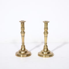 Antique Brass Sabbath Candle Holders