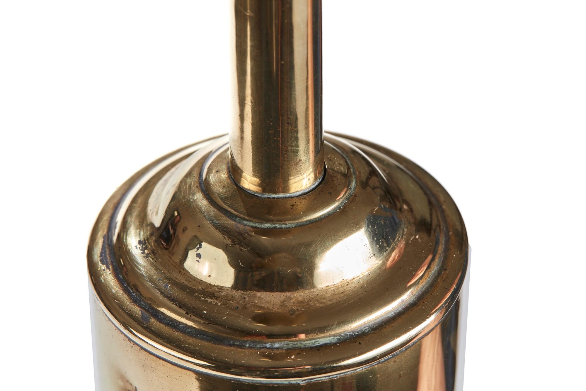English Antique Brass Salters Clockwork Roasting Jack