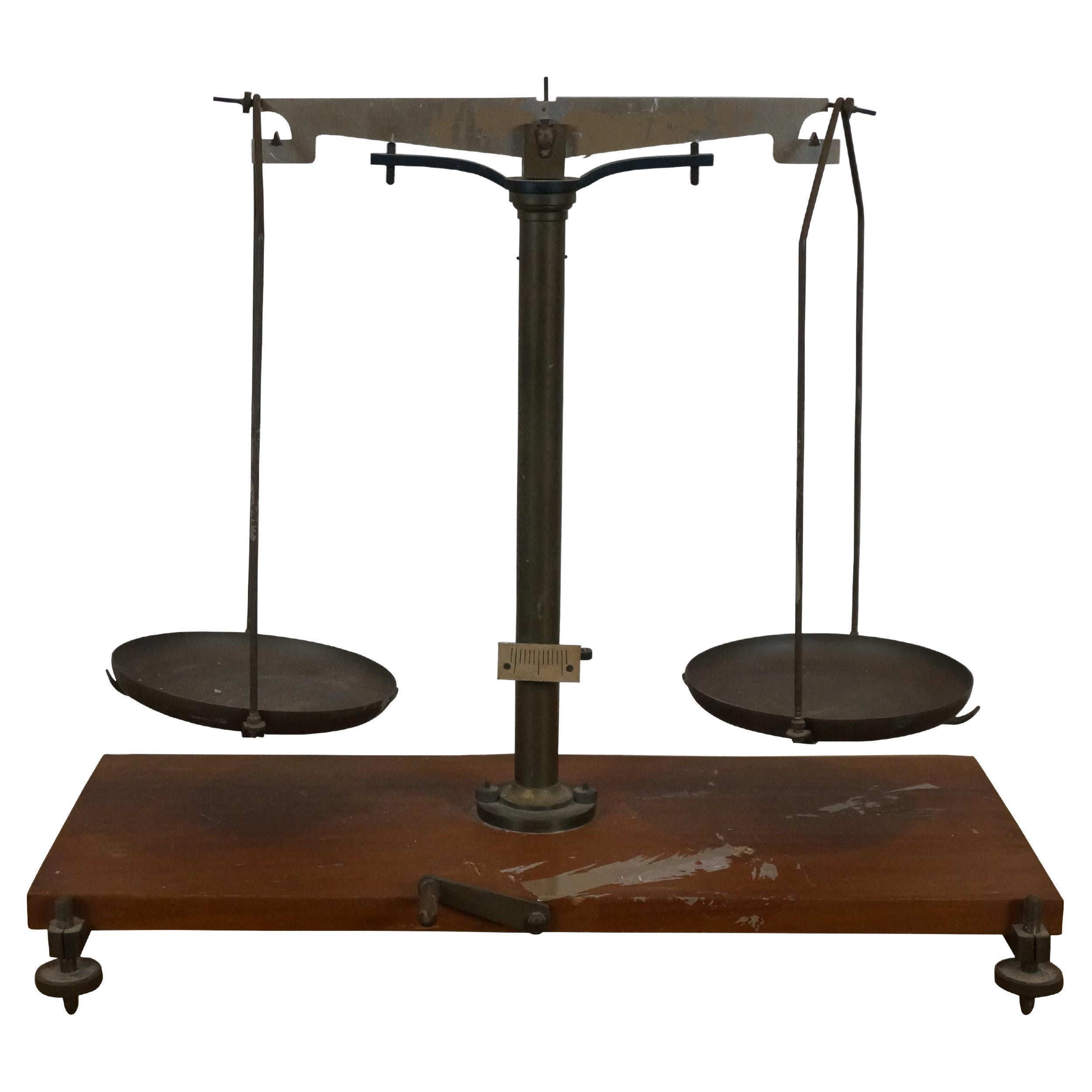 What were apothecary scales used for?