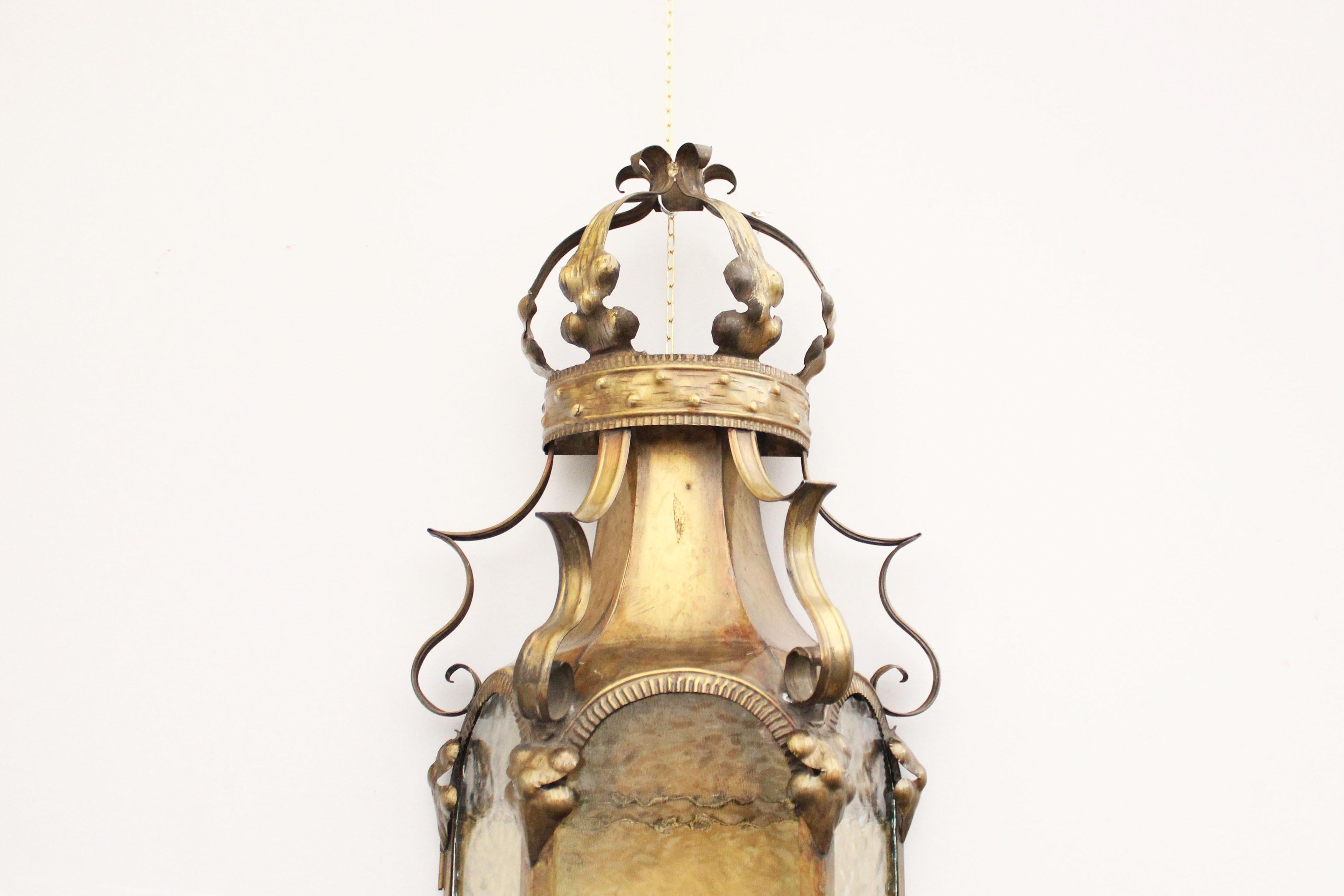 Antique Brass Sconce For Sale 5