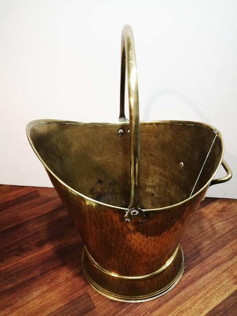 Antique Brass Coal Scuttle For Sale at 1stdibs