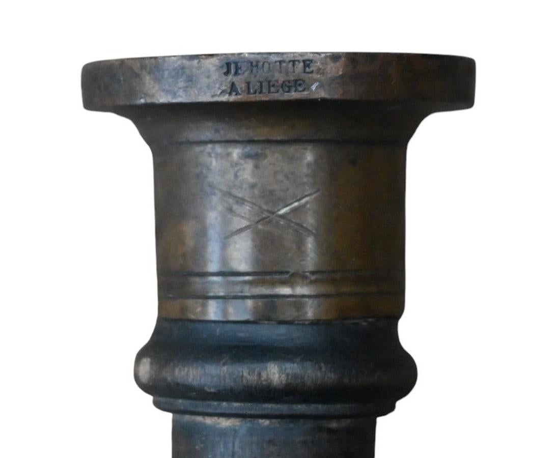 Belge Antique Brass Seal – National Mint Of The Netherlands (circa 1815–1830) en vente