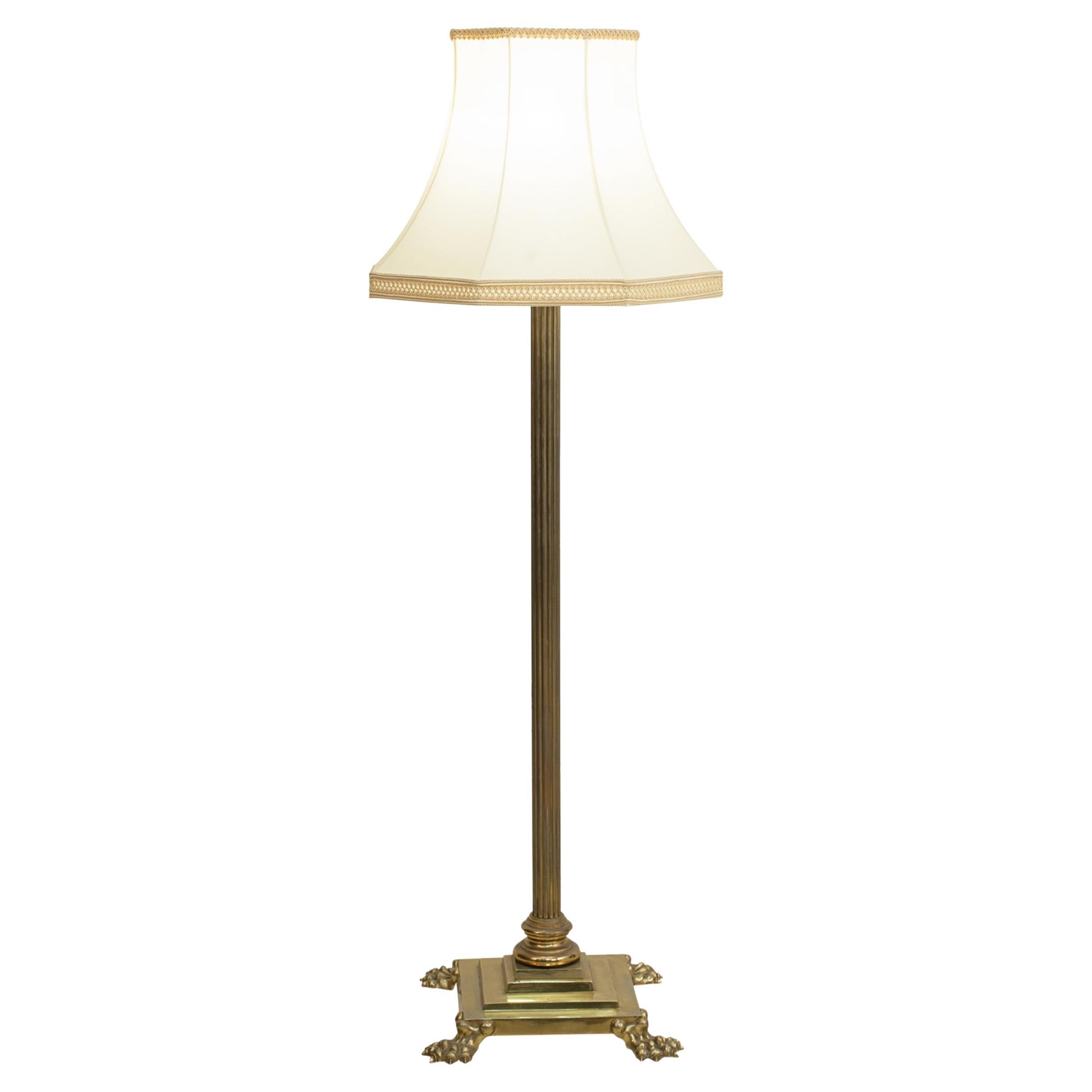 Antique Brass Standard Lamp