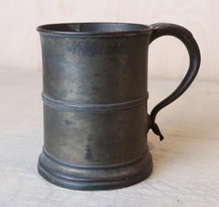 Antique Brass Tankard. English Georgian. C.1780