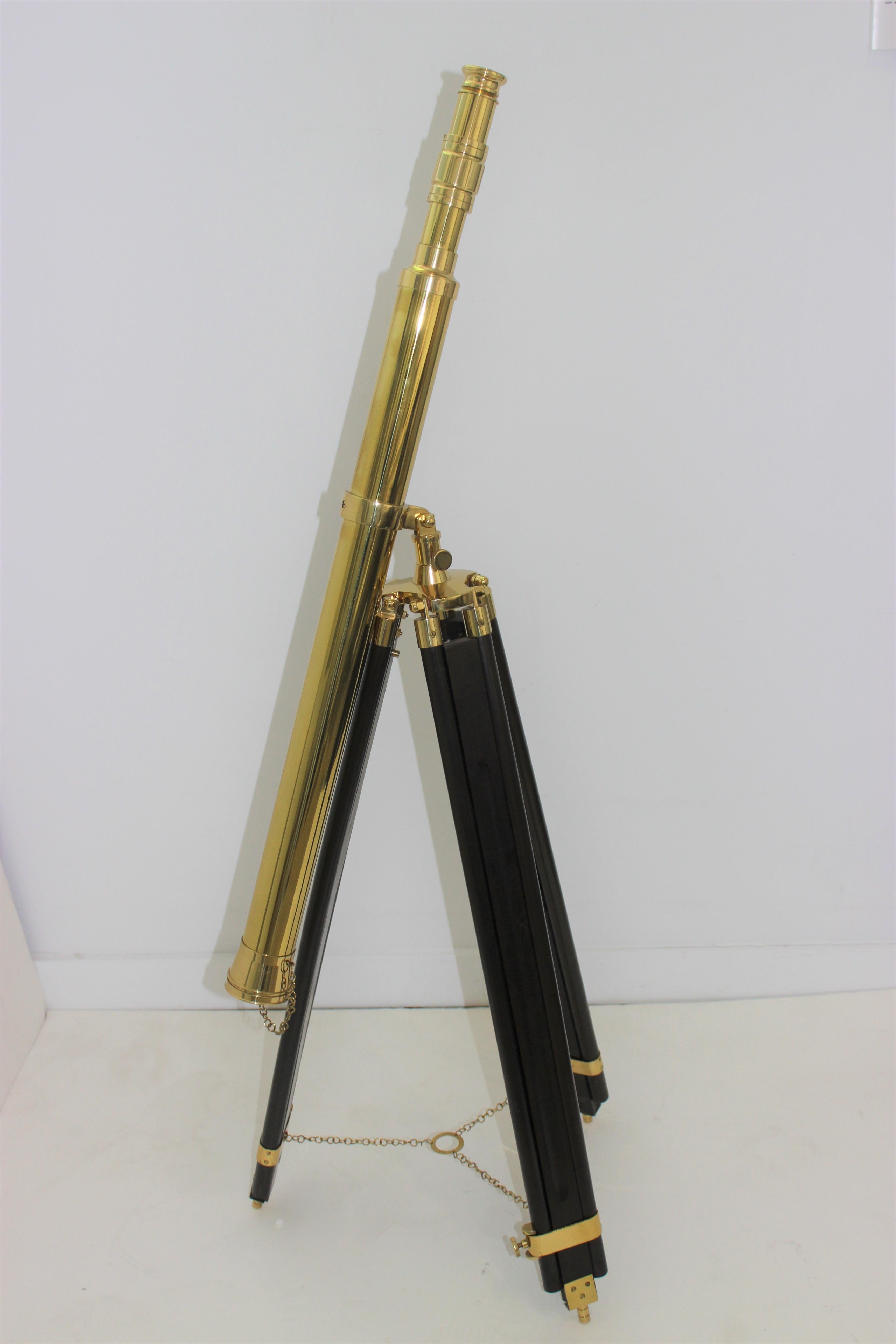 Antique Brass Telescope 4