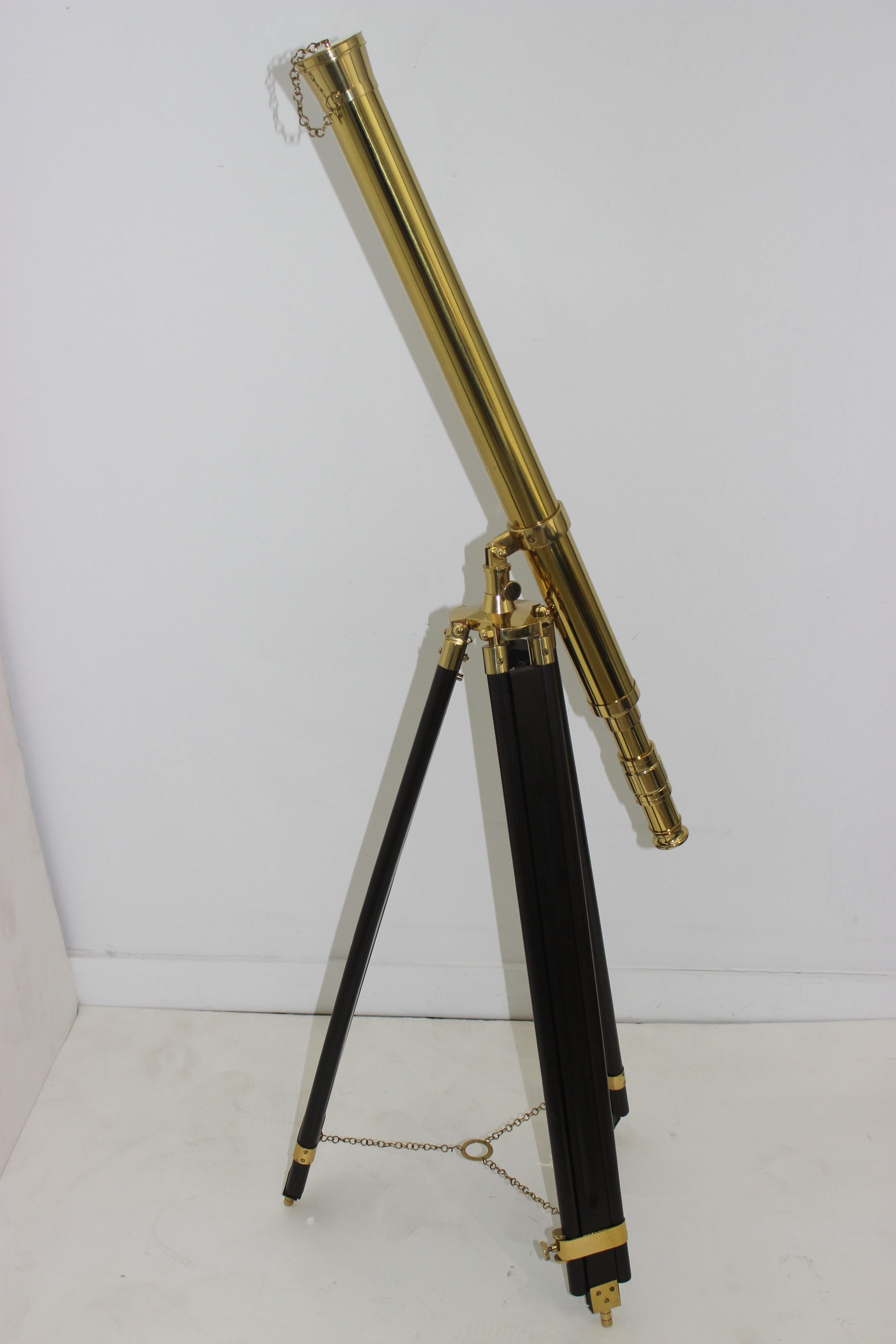 Antique Brass Telescope 2