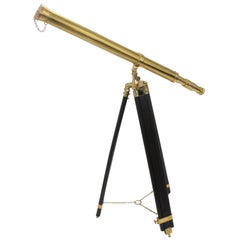 Antique Brass Telescope