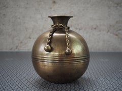 Antike Vase aus Messing, 1920er Jahre