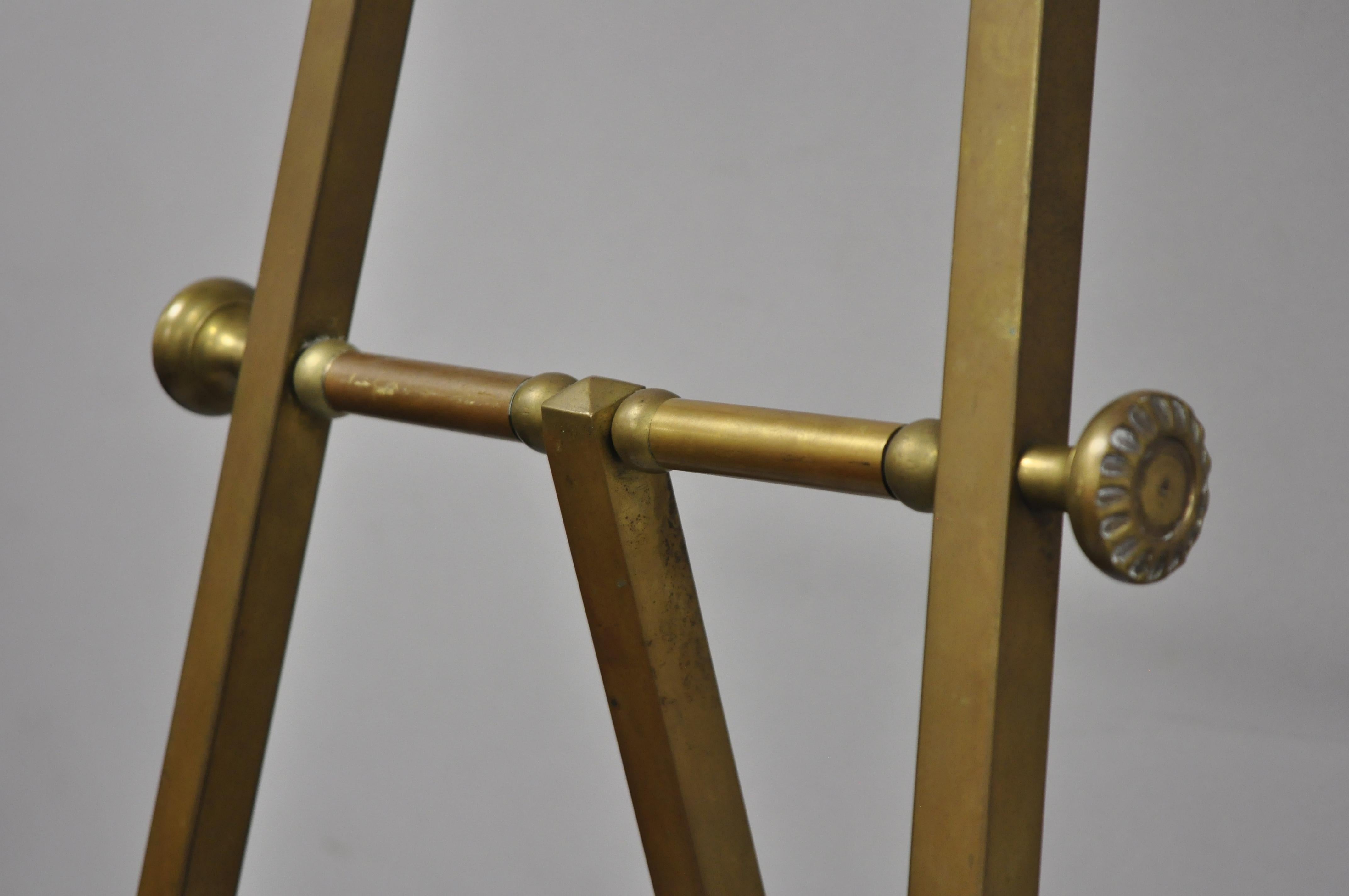 brass art easel