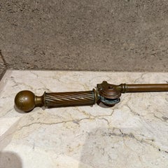 Antique Brass Victorian Fire Poker Tool