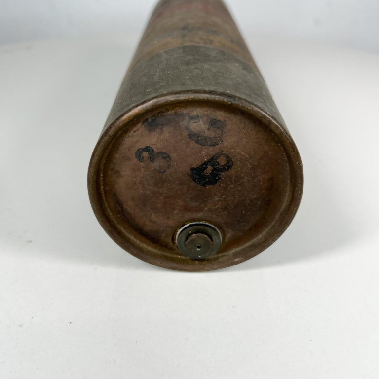 Antique Brass Vintage Handle Fire Gun Extinguisher Underwriters