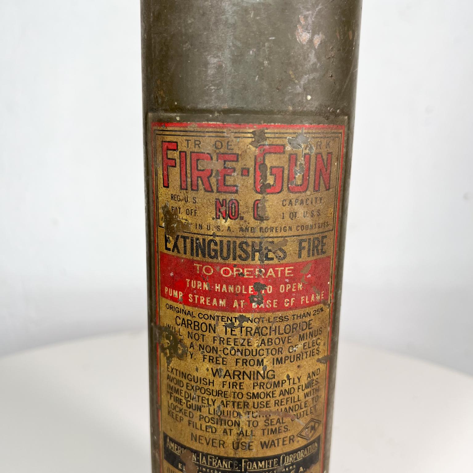 carbon tetrachloride fire extinguisher