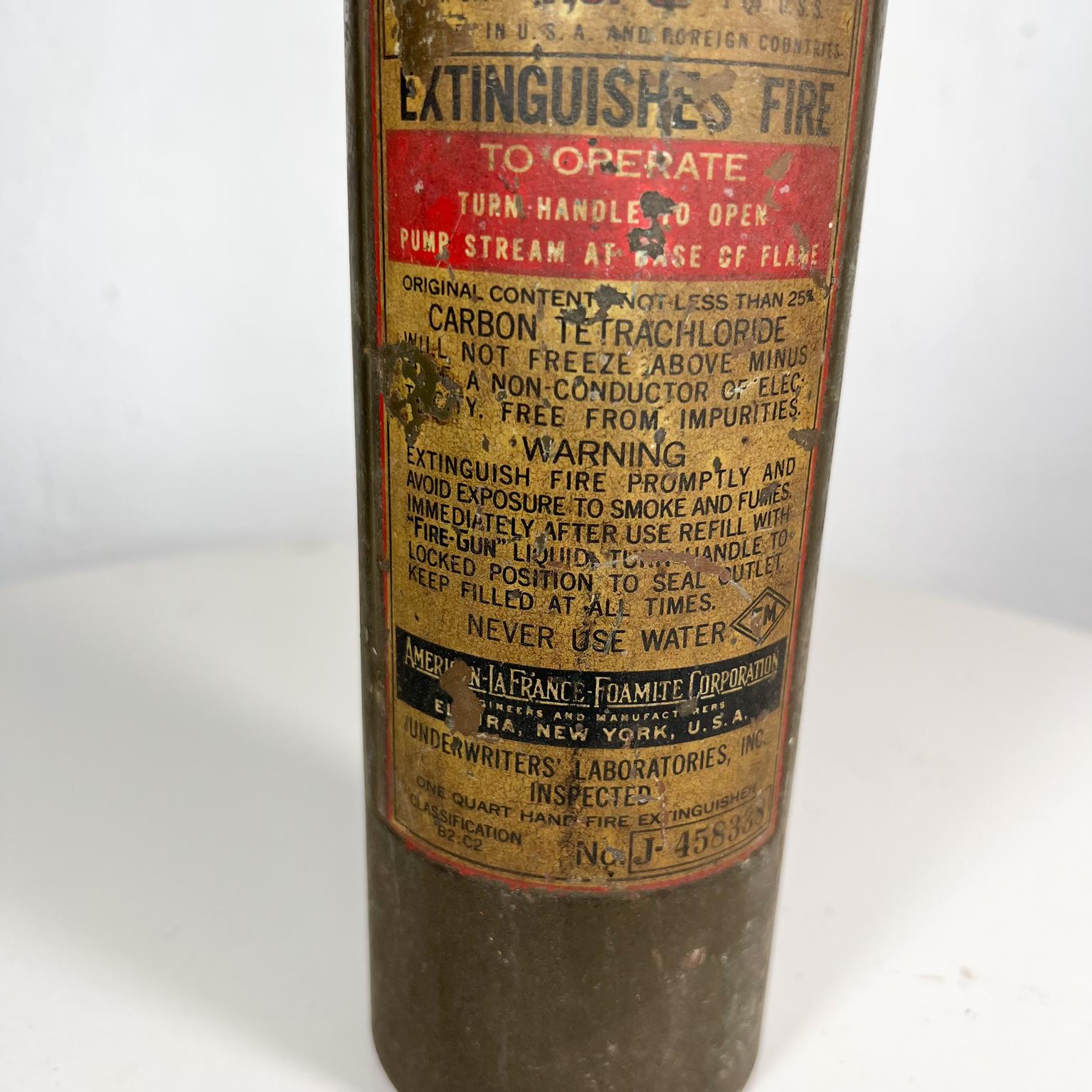 underwriters laboratories fire extinguisher antique