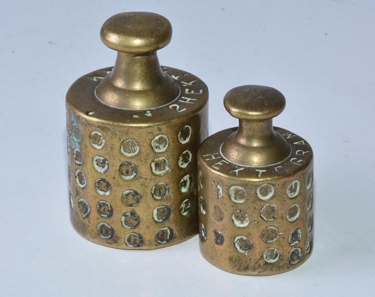 Antique Brass Weights at 1stDibs old brass weights, vintage brass