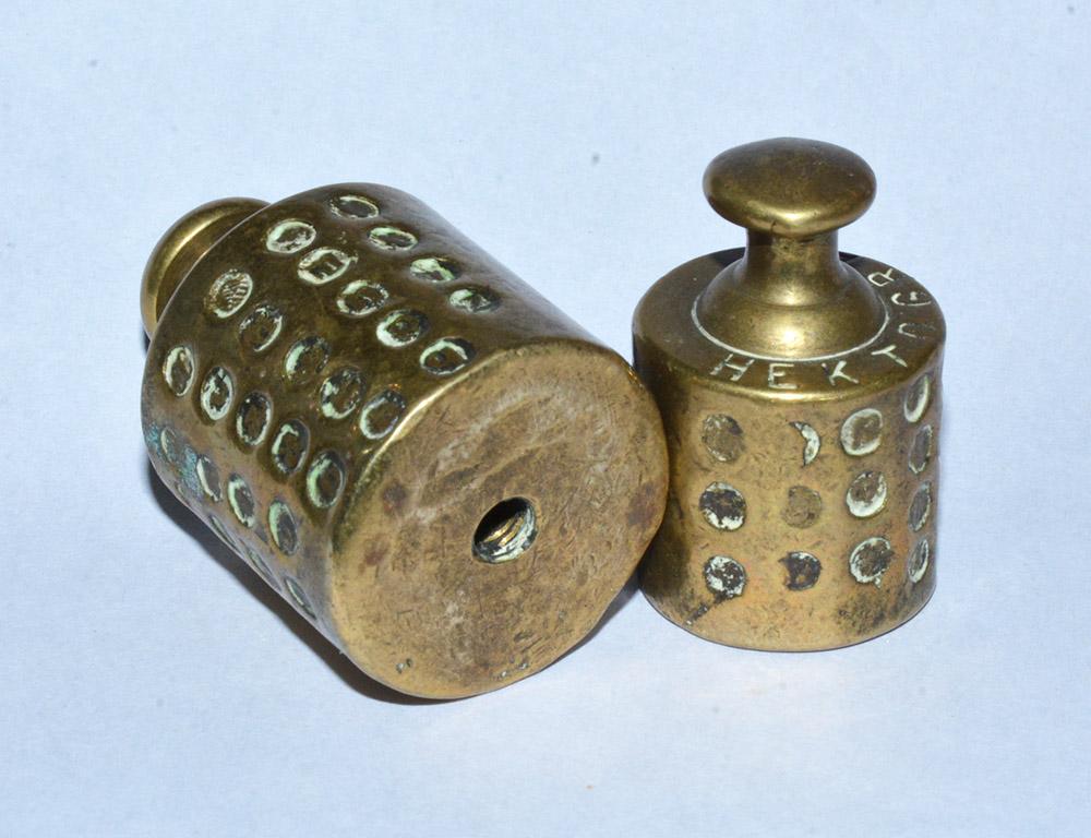 old brass weights