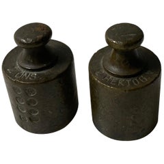 Antique Brass Weights