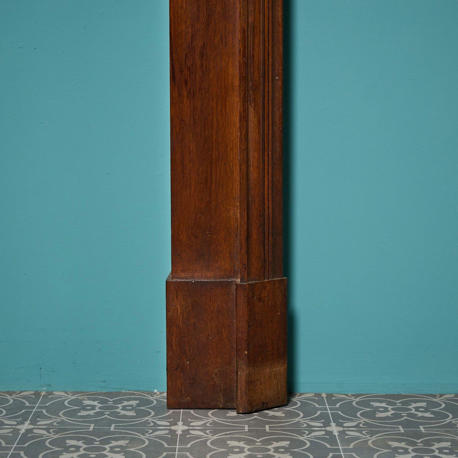 20th Century Antique Bratt Colbran Edwardian Style Oak Fireplace For Sale