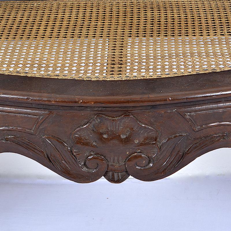 Bois Ancien canapé brésilien par François et Julien Beranger Circa 1850 en vente