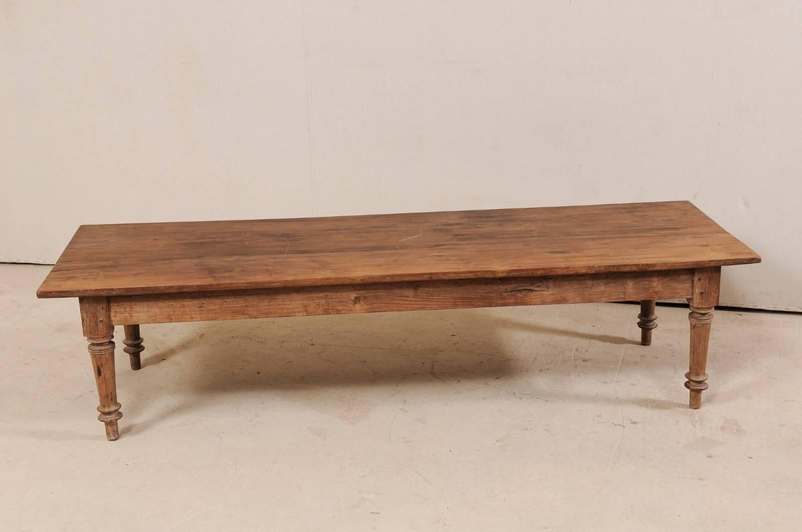 Antique Brazilian Wood Table or Bench from the Early 20th Century In Good Condition In Atlanta, GA