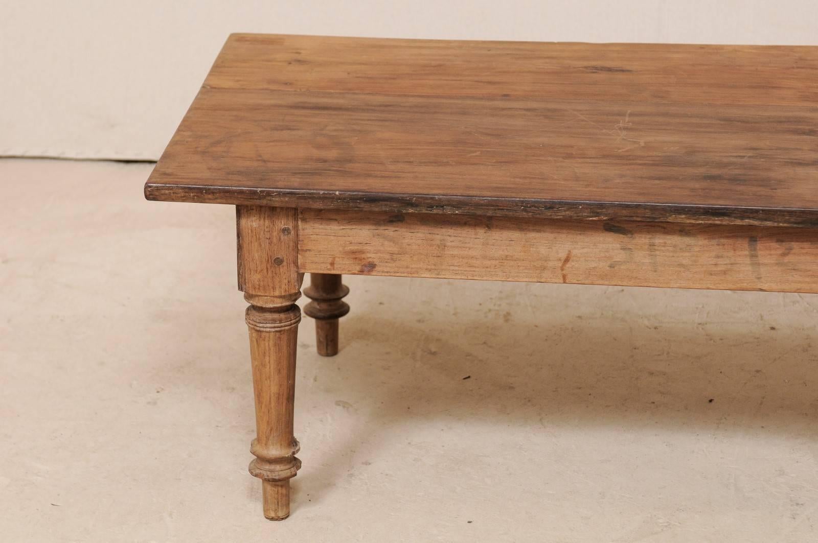 Hardwood Antique Brazilian Wood Table or Bench from the Early 20th Century