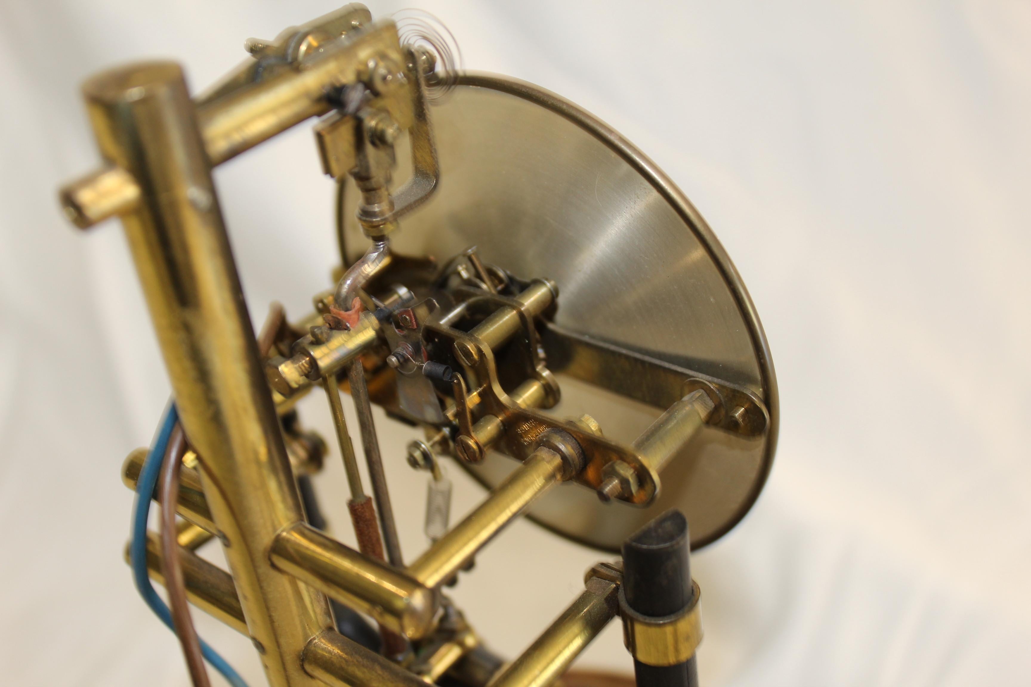 Mid-20th Century Antique Brevett Magnetic Clock For Sale