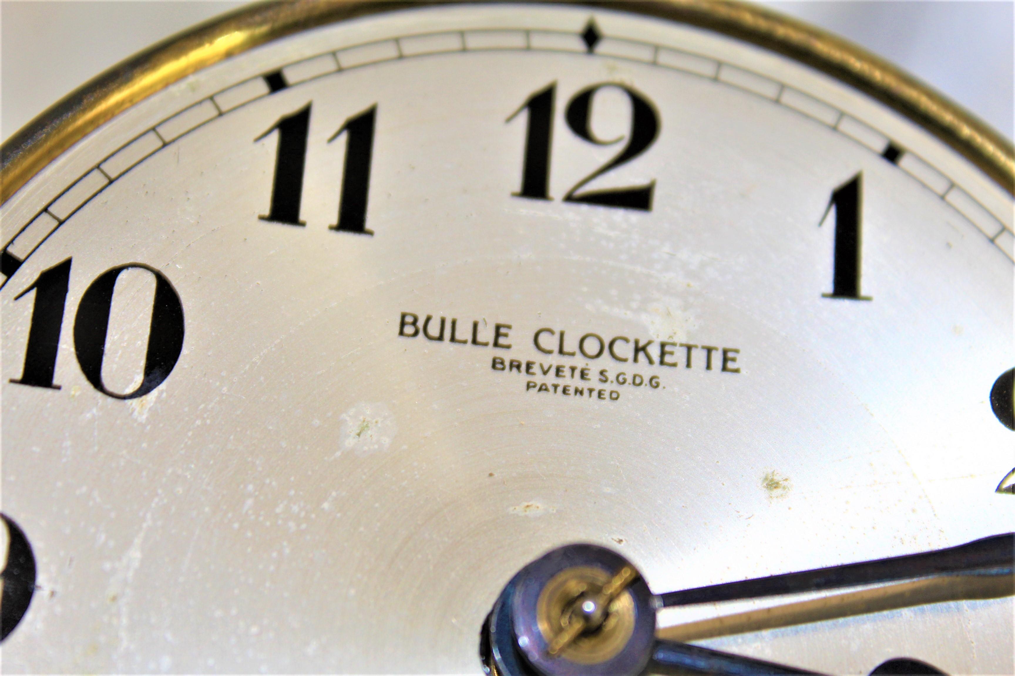 European Antique Brevett Magnetic Clock For Sale