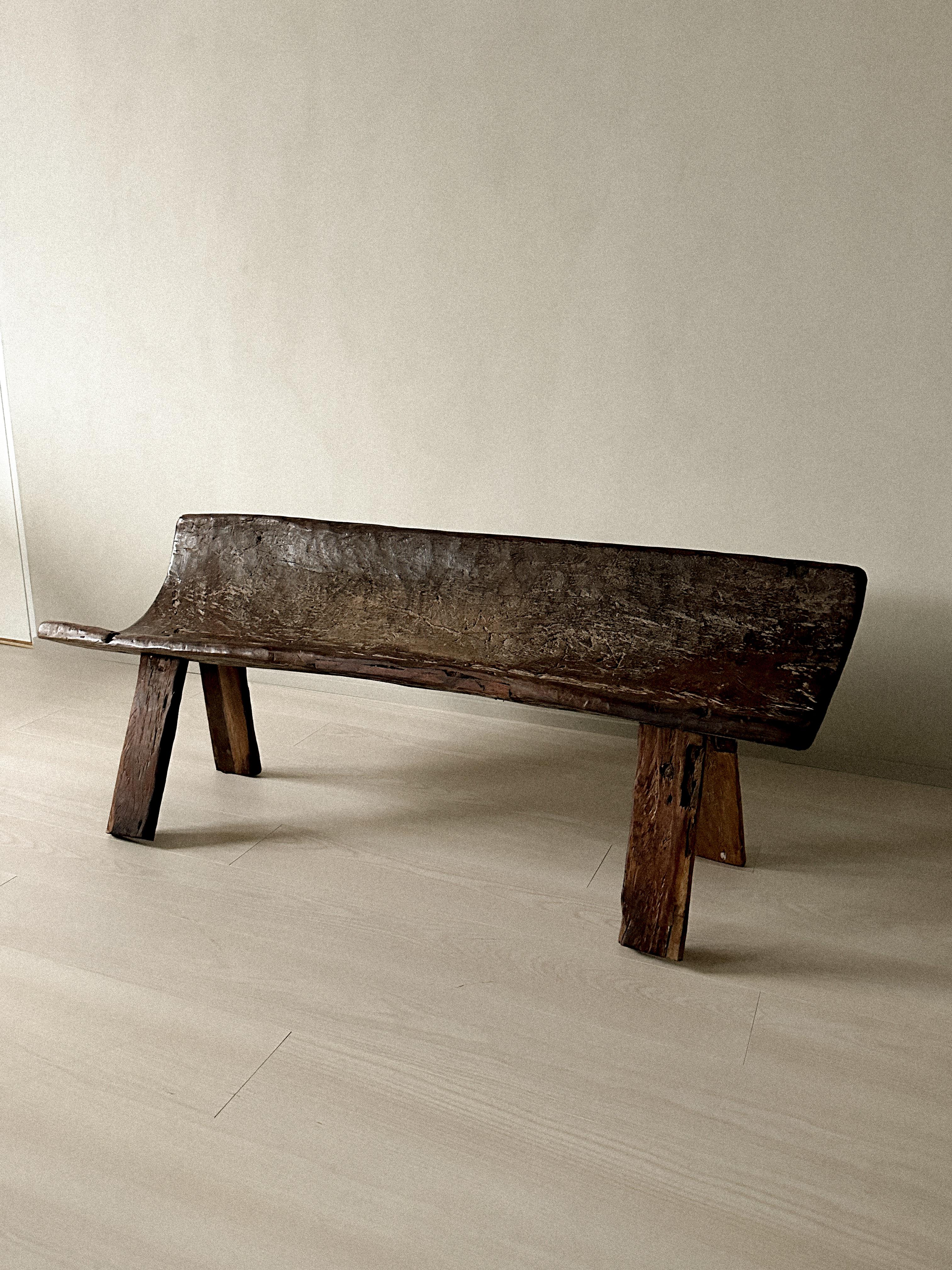 Antike Brautbank, skandinavische Wabi Sabi, ca.  1600s im Angebot 2