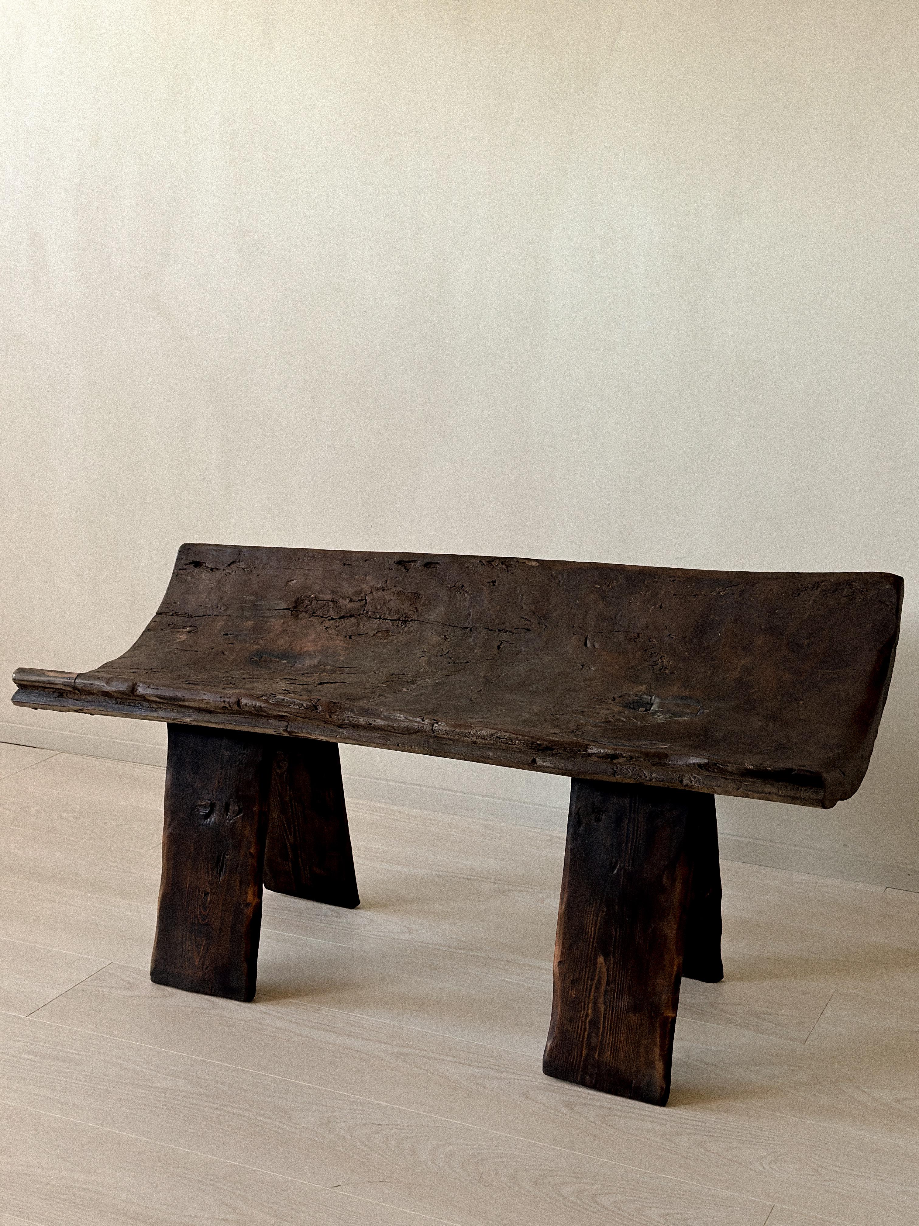 Banc de mariage ancien scandinave Wabi Sabi, c  1600s en vente 2