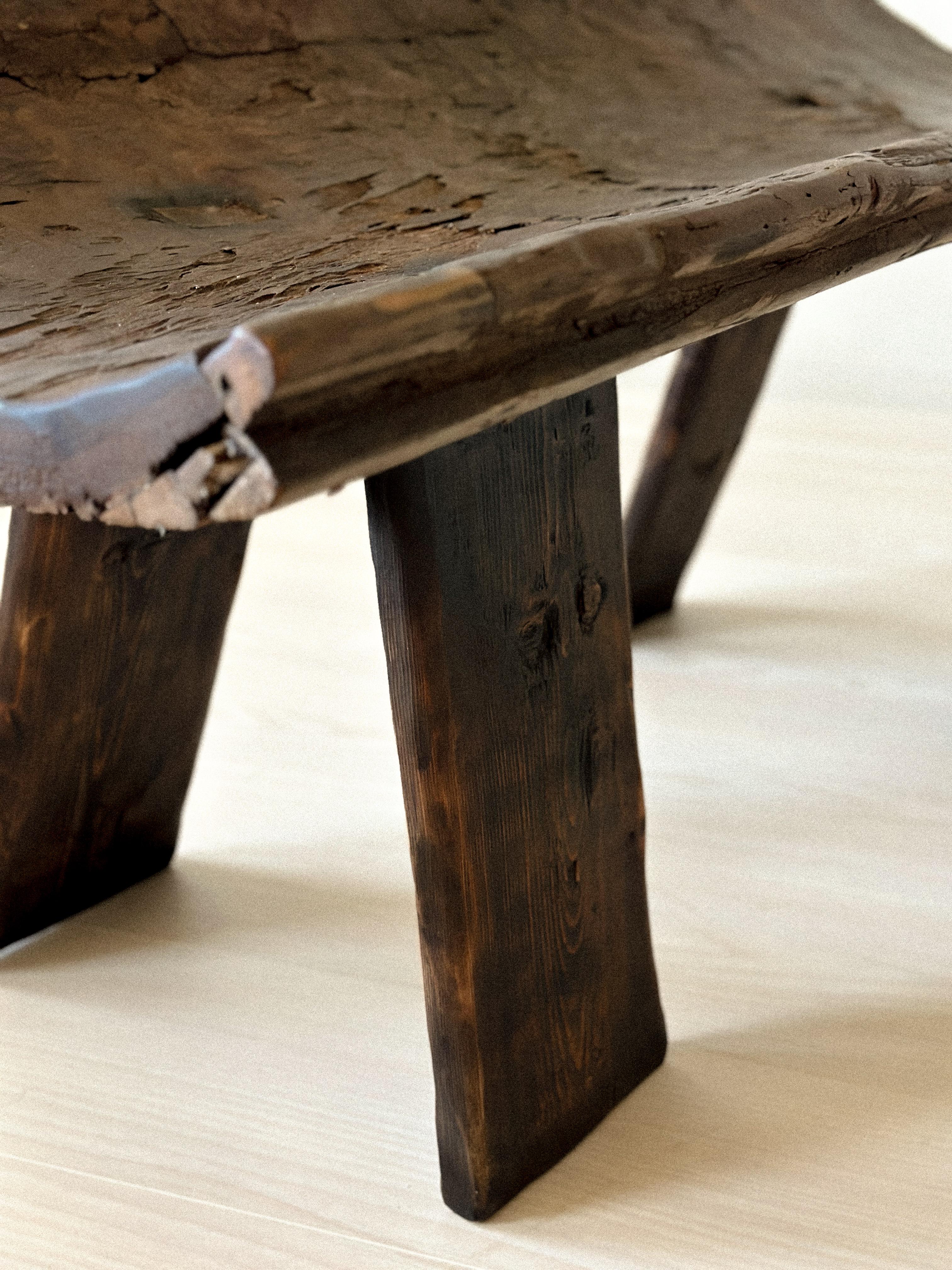 Banc de mariage ancien scandinave Wabi Sabi, c  1600s en vente 5
