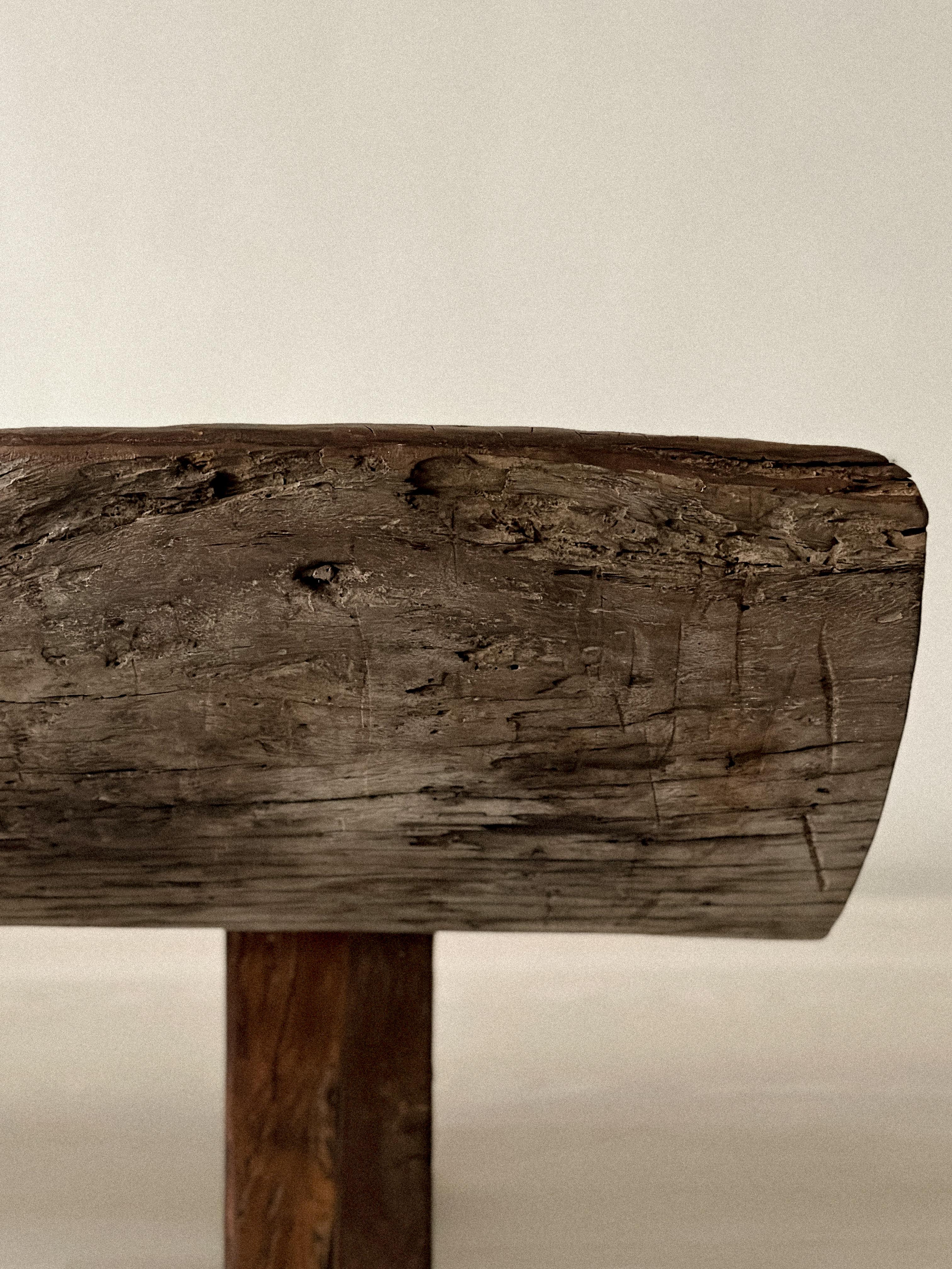 Antike Brautbank, skandinavische Wabi Sabi, ca.  1600s im Zustand „Gut“ im Angebot in Hønefoss, 30
