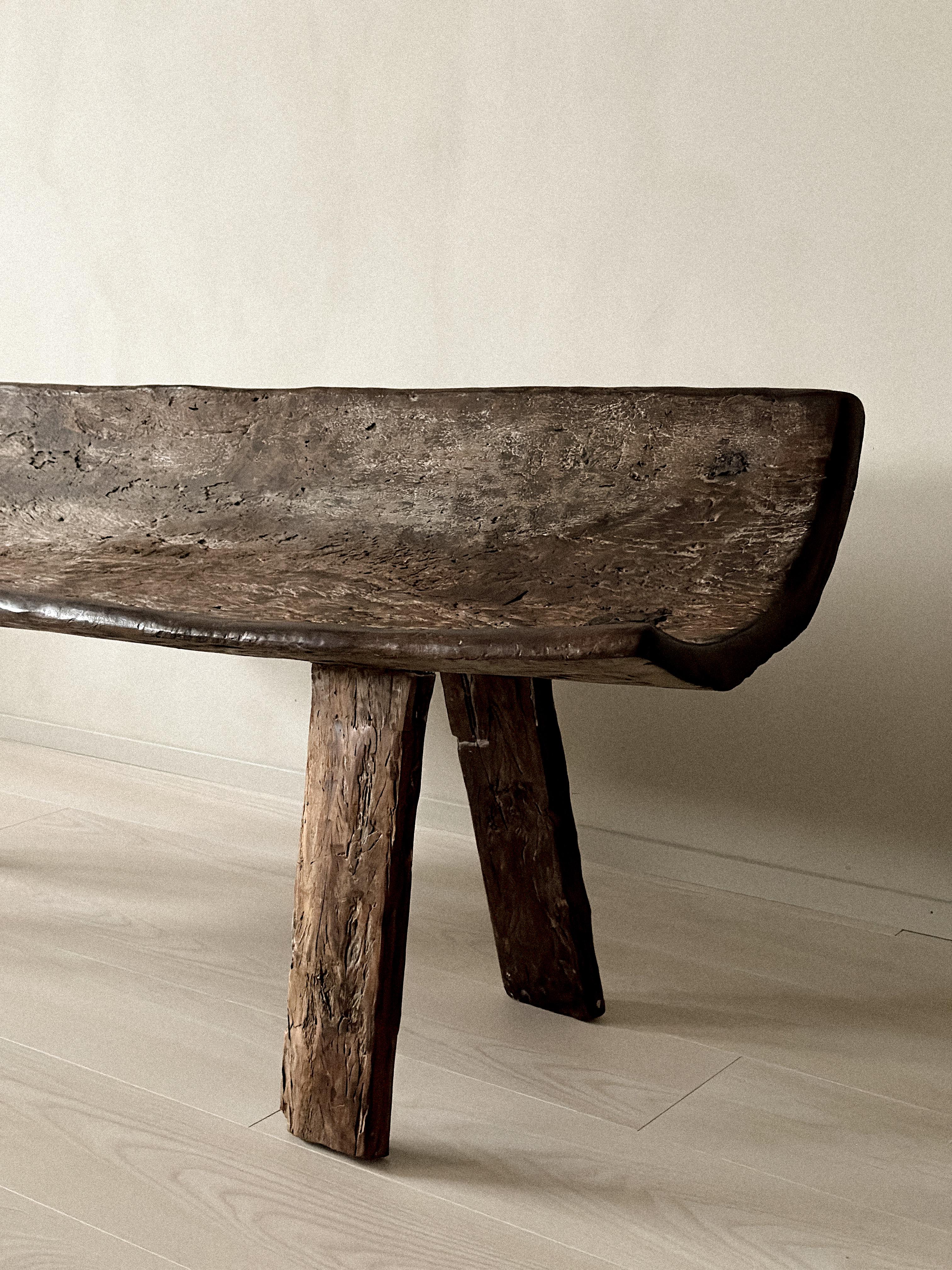 Banco de novia antiguo, escandinavo Wabi Sabi, c  1600s Madera en venta