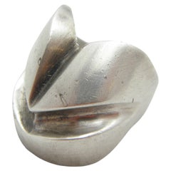 Antiker Britannia Silber Knights Siegelring Größe N 6,75 950 Reinheit Edwardian