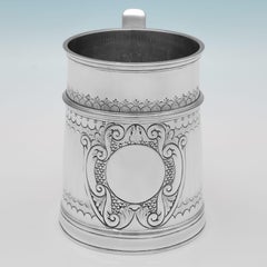 Antica tazza d'argento Britannia Standard - Copia del design Queen Anne - Realizzata nel 1910