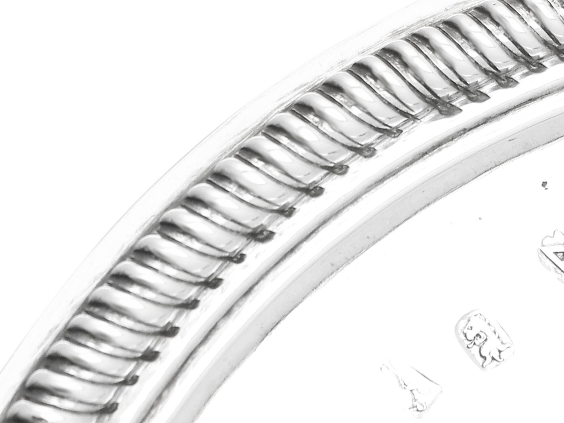 Antike englische Britannia Standard Silber Tazza / Tafelaufsatz aus Britanniasilber im Zustand „Hervorragend“ im Angebot in Jesmond, Newcastle Upon Tyne