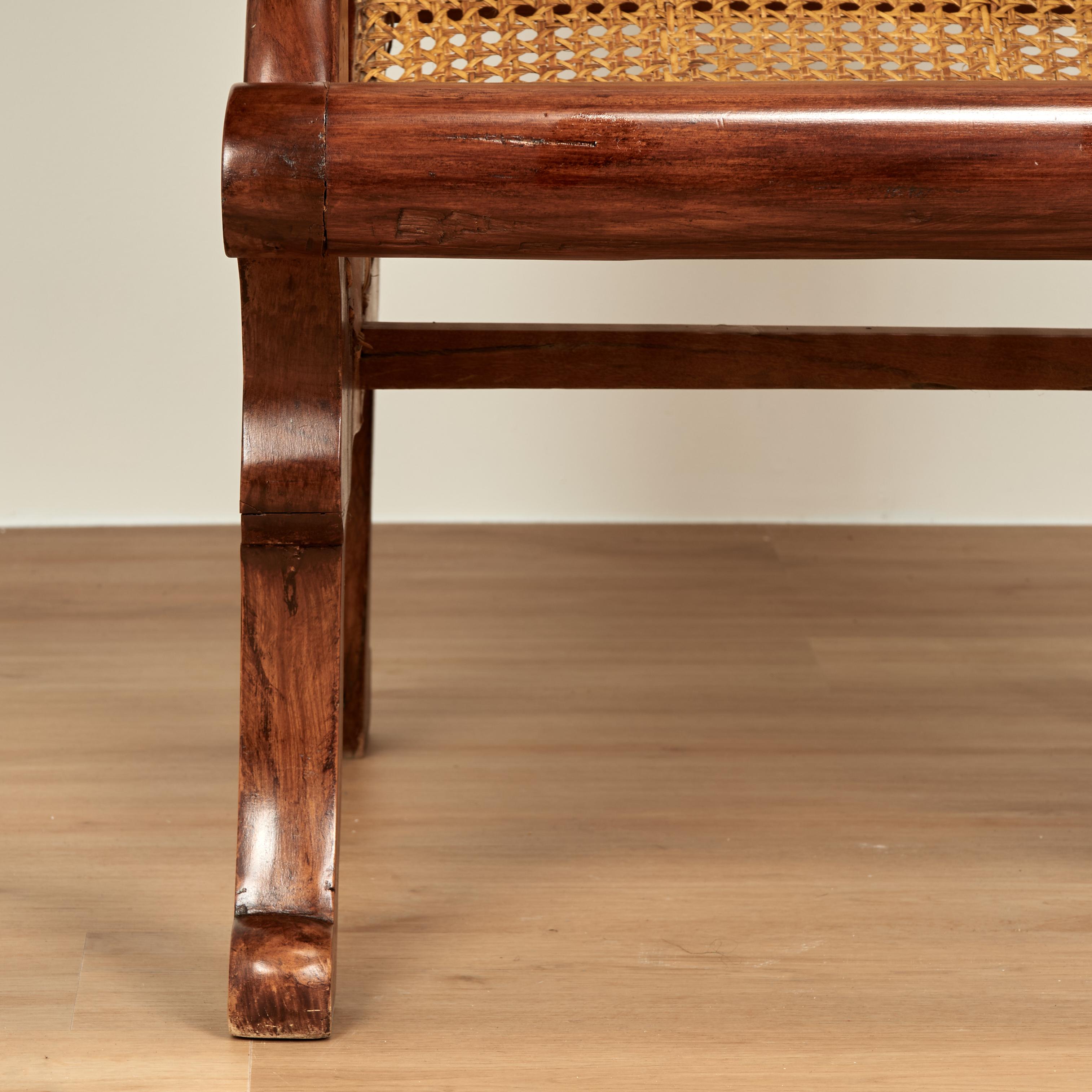 Antique British Colonial Anglo Indian Plantation Chair For Sale 5