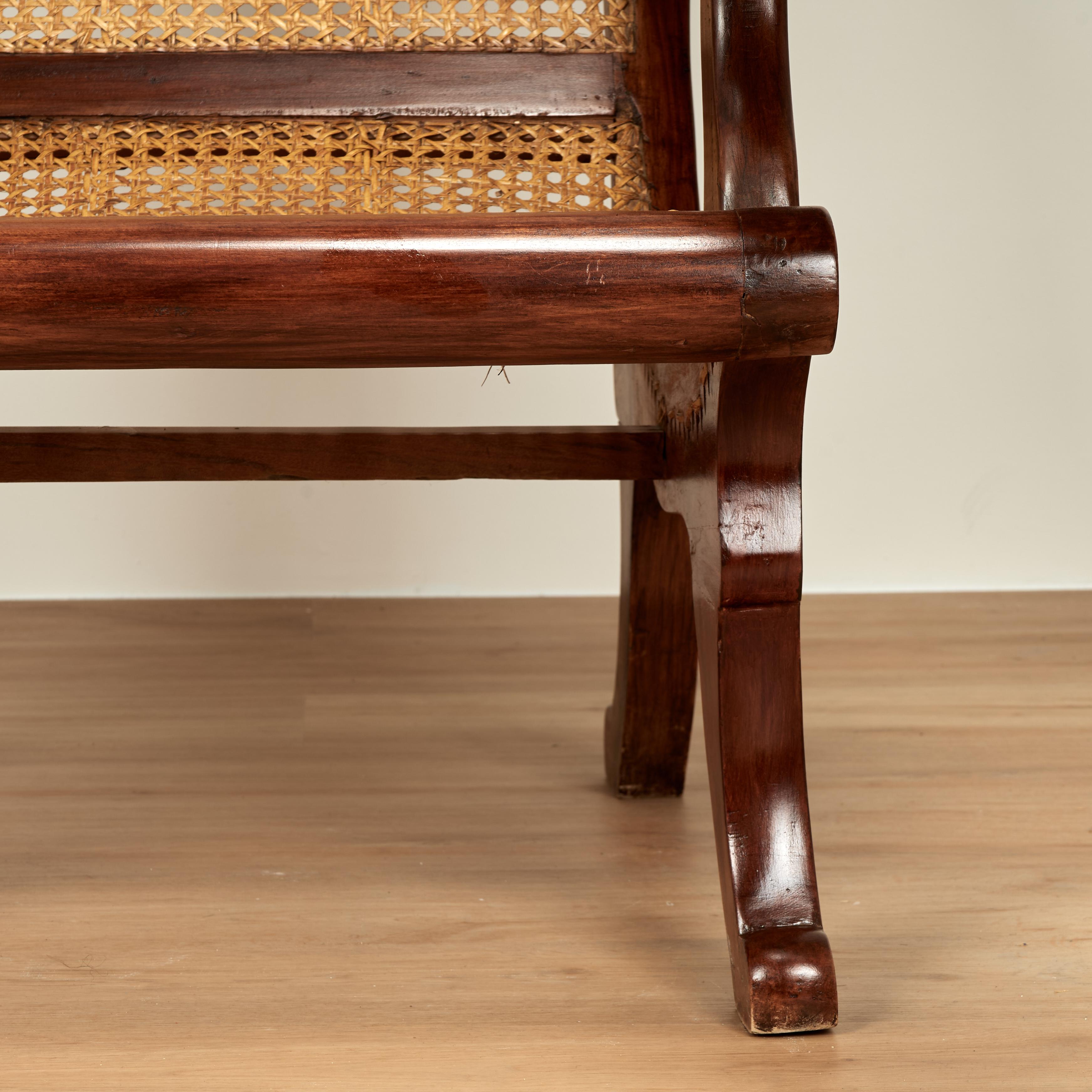 Antique British Colonial Anglo Indian Plantation Chair For Sale 6