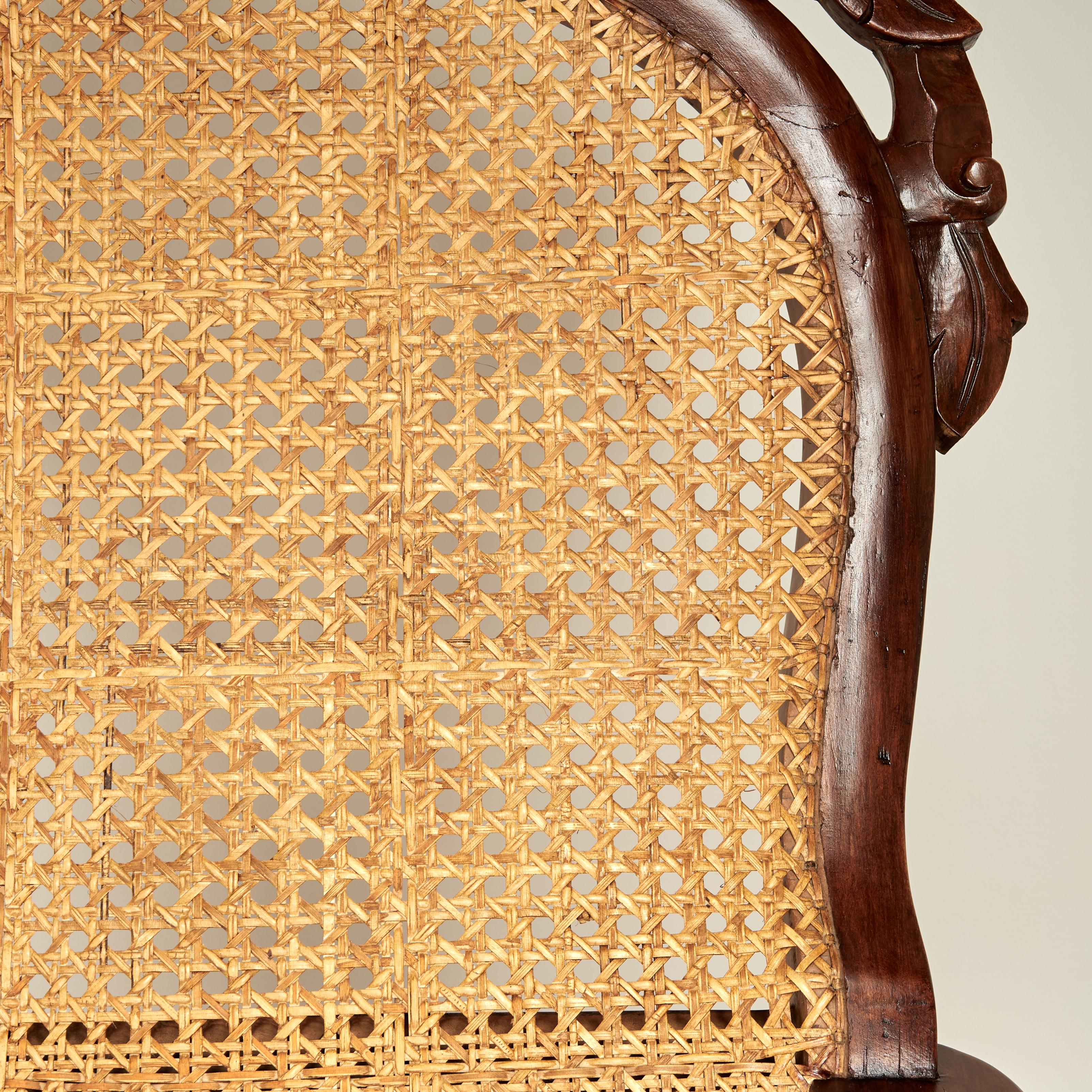 Antique British Colonial Anglo Indian Plantation Chair For Sale 1