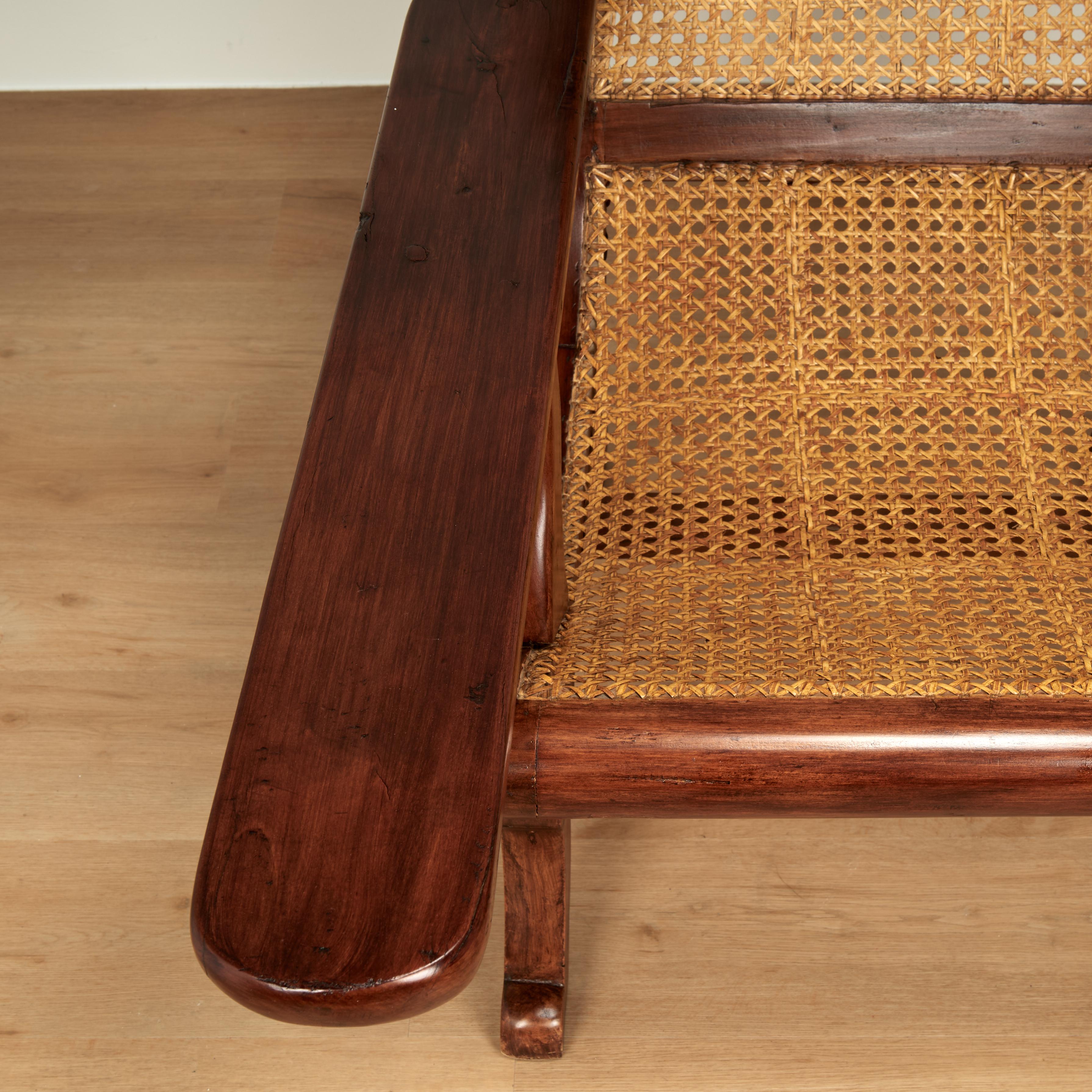 Antique British Colonial Anglo Indian Plantation Chair For Sale 2